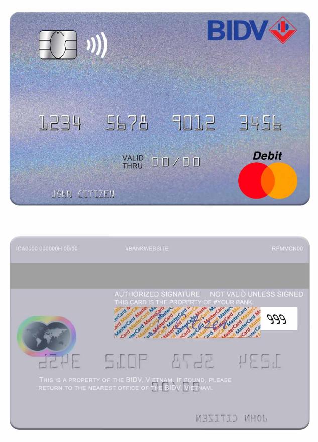 Vietnam BIDV mastercard